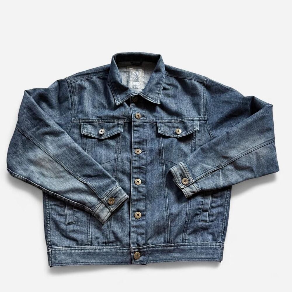 MO7 Blue denim jacket size XL